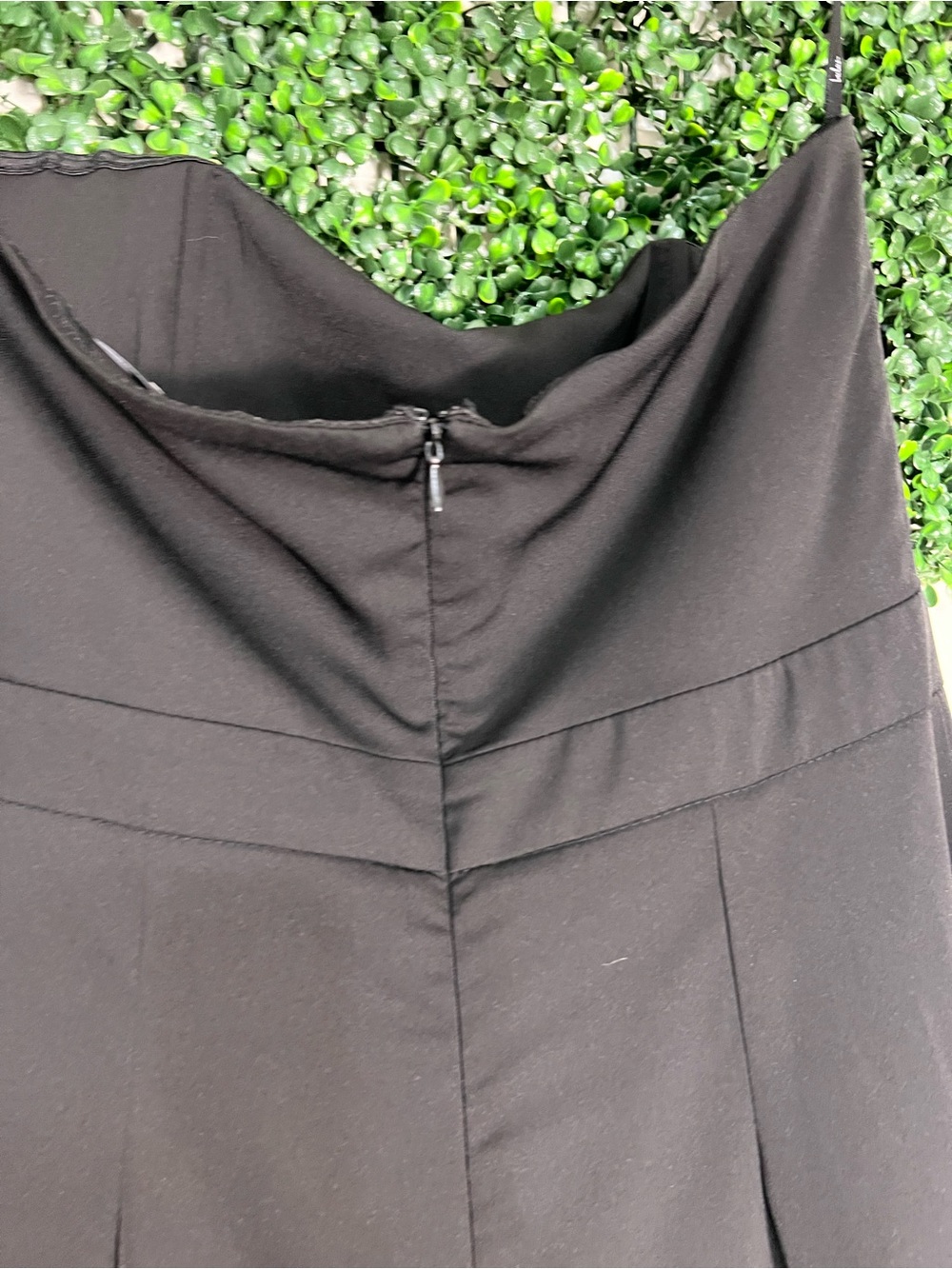 Dream It Black Strapless Front Slit Jumpsuit Size Large - Picture 6 of 10